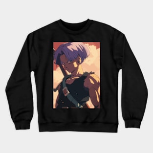 Retro 90s Anime Trunks Fanart Crewneck Sweatshirt